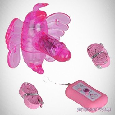 Butterfly Remote Control Strap On Vibrator SO-009
