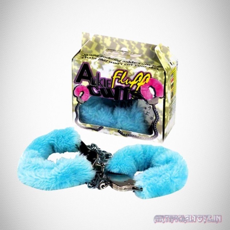 Ankle Fluff Cuffs with Keys BDSM-012