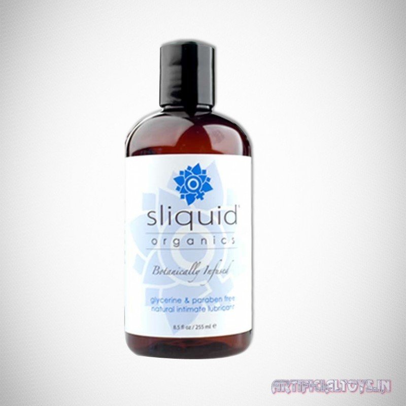 Sliquid H2O Water Based Lube, No Fragrance or Taste, Natural Lube Women,  Stain Free, 8.5 fl oz 