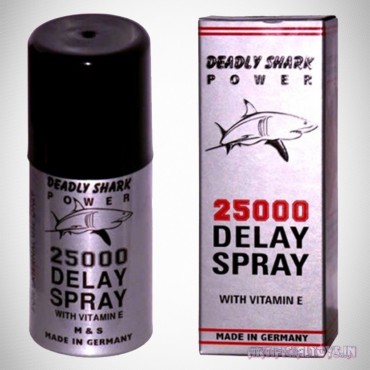 Deadly Shark 25000 Delay Spray for Men with Vitamin E DTZ-007
