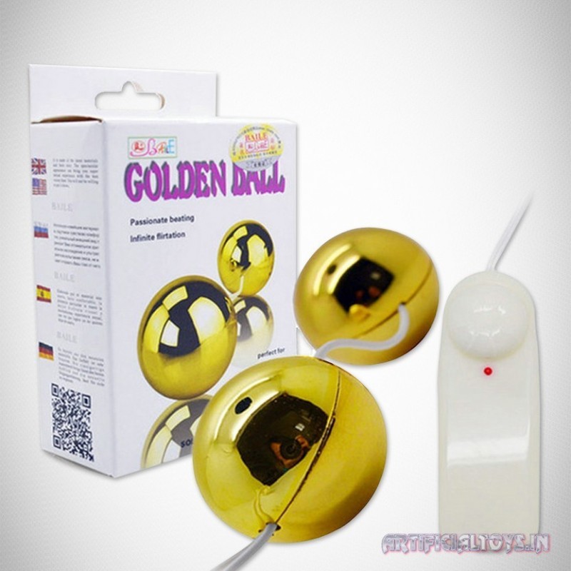 Multi Speed Golden Ben Wa Vibrating Balls Anal Vaginal BV-013