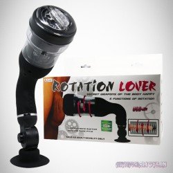 Rotation Lover Vibrating Massager With Suction Cup MS-051