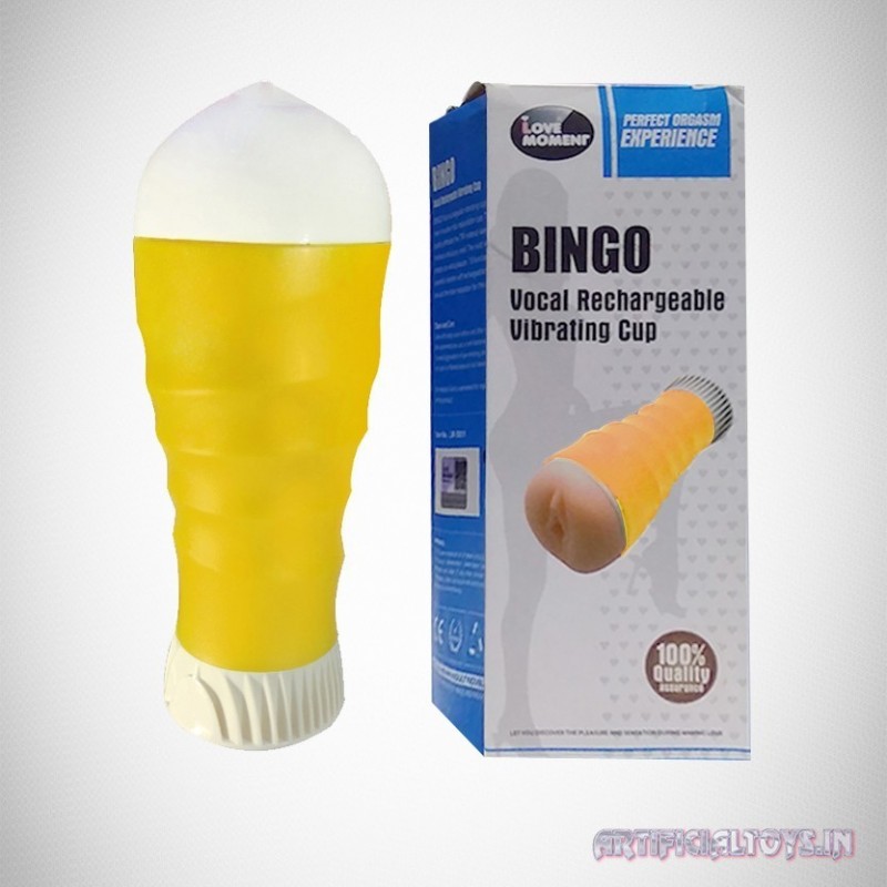 Bingo Vocal Rechargeable Vibrating Cup MS-059
