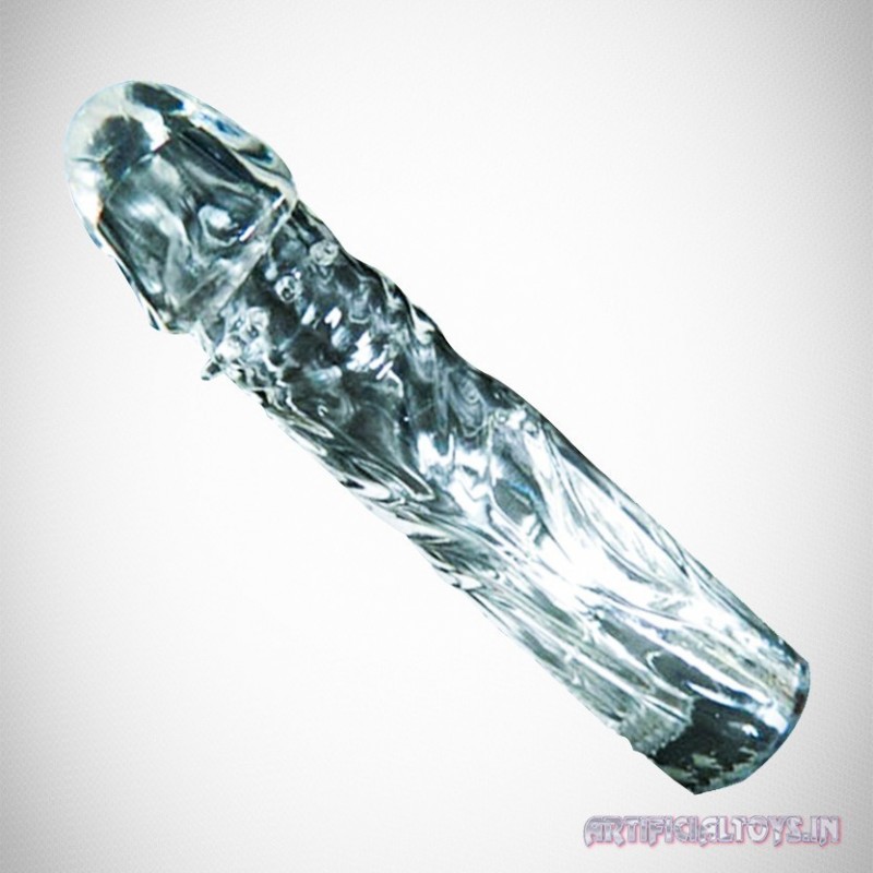 Full Ribbed Crystal Penis Sleeves PES-019