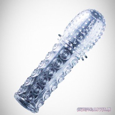 Crystal Penis Sleeve Textured Extension PES-021
