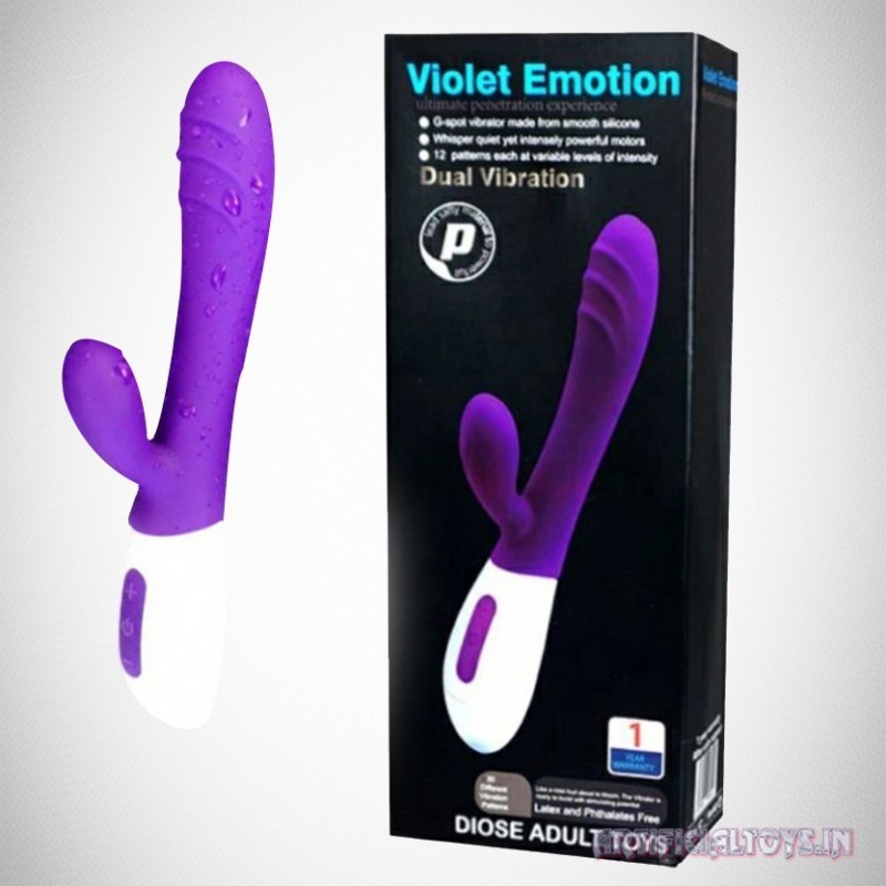 Violet Emotion Rabbit Vibrator RV-033