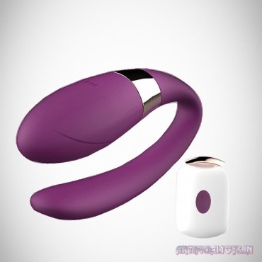 Wearable U Shape Remote Control Clitoris Luxury Vibrator LXV-030