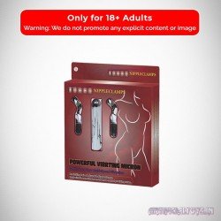 Fun Vibrator and Nipple Clamp Fiery Combo FV-018