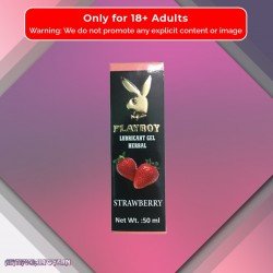 Playboy Lubricant Water Based Gel - Strawberry Flavoured CGS-034