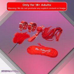 BDSM SEX KIT Bracelet+Whip+Goggles+Feather+Mouth Ball Gag BDSM-001