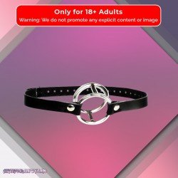 Double Metal Ring Gag for Him & Her BDSM-003