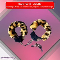 Fetish Fantasy Furry Cuffs in Leopard BDSM-005
