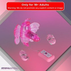 Butterfly Remote Control Strap On Vibrator SO-009