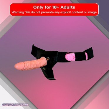 LeLuv 7.5 Vibrating and Rotating Female Lesbian Strap On SO-011