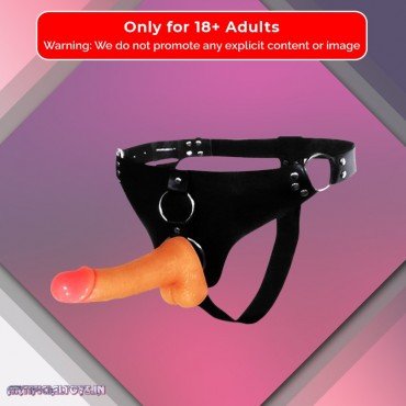 Mr. Limpy Whopper 7.8 Vibrating Female Lesbian Strap On SO-012