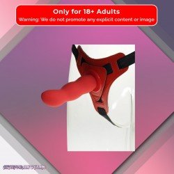 Red Deep Climax Strap On Dildo Realistic Penis Harness SO-021