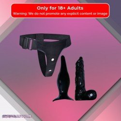 Strap-on Dildo With Anal Butt Plug SO-023