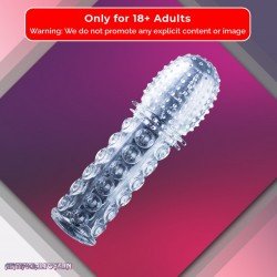 Crystal Penis Sleeve Textured Extension PES-021