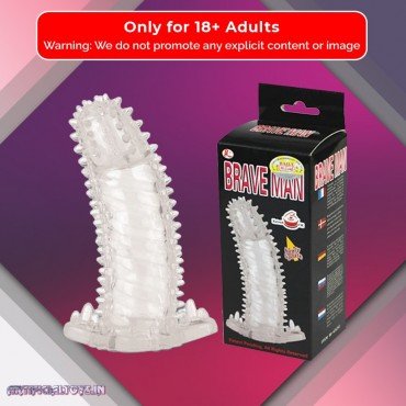 BRAVE MAN Crystal Penis Extension Sleeve PES-024