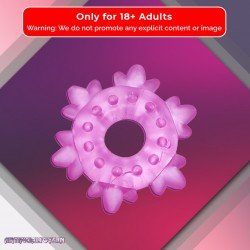 Heavy Cock Ring-Ice Flower CR-006