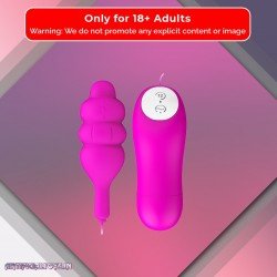 Purple Bullet Vibrator with 12 Vibration Settings BV-042