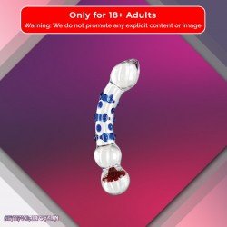 Flower Crystal Glass Dildo Sex Toy GD-003