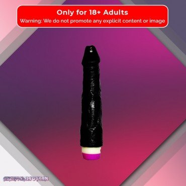 Super Natural Black Silicone Realistic Vibrator RSV-011