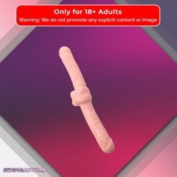 Realistic Double Dong Penis Shaped End Non Vibrator RSNV-015